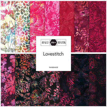 Bali Batiks - Lovestitch  Yardage by Hoffman Fabrics, Image