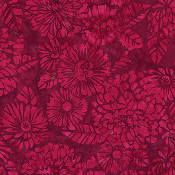 Bali Batiks - Lovestitch X2638-568 Red Velvet by Hoffman Fabrics, Image