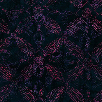 Bali Batiks - Lovestitch X2626-97 Raspberry by Hoffman Fabrics, Image