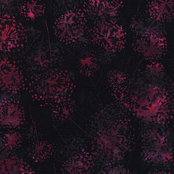 Bali Batiks - Lovestitch X2625-711 Deep Fuchsia by Hoffman Fabrics, Image