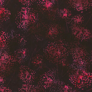 Bali Batiks - Lovestitch X2625-711 Deep Fuchsia by Hoffman Fabrics, Image