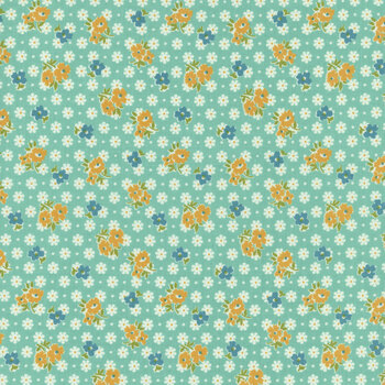 Farmer's Daughter C17162-LEAF Feedsack by Lori Holt for Riley Blake Designs, Image