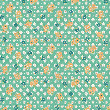 Farmer's Daughter C17162-LEAF Feedsack by Lori Holt for Riley Blake Designs, Image