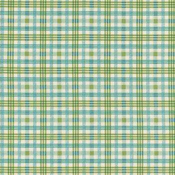 Farmer's Daughter C17175-SEAGLASS Plaid by Lori Holt for Riley Blake Designs, Image