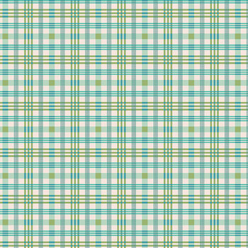 Farmer's Daughter C17175-SEAGLASS Plaid by Lori Holt for Riley Blake Designs, Image