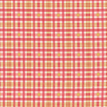 Farmer's Daughter C17175-TEAROSE Plaid by Lori Holt for Riley Blake Designs, Image