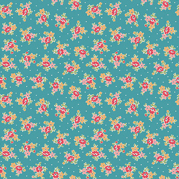 Farmer's Daughter C17177-RAINDROP Bouquet by Lori Holt for Riley Blake Designs, Image
