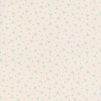 Farmer's Daughter C17182-LEAF Seedling Background by Lori Holt for Riley Blake Designs, Image