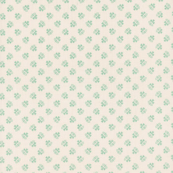 Farmer's Daughter C17183-SAGE Clover Background by Lori Holt for Riley Blake Designs, Image