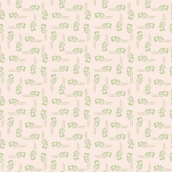 Farmer's Daughter C17184-THYME Tractors Background by Lori Holt for Riley Blake Designs, Image