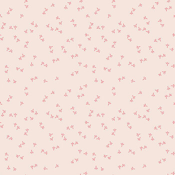 Farmer's Daughter C17189-TEAROSE Chicken Tracks Background by Lori Holt for Riley Blake Designs, Image