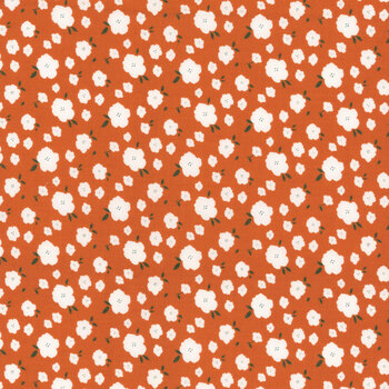 Serendipity 2 C17304-ORANGE Flower Bed by Minki Kim for Riley Blake Designs, Image