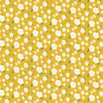 Serendipity 2 C17304-GOLDEN Flower Bed by Minki Kim for Riley Blake Designs, Image