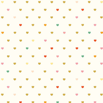 Serendipity 2 C17305-CREAM Hearts by Minki Kim for Riley Blake Designs, Image
