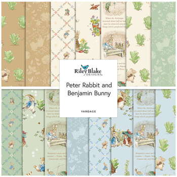 Peter Rabbit™ and Benjamin Bunny™  Yardage by Riley Blake Designs, Image