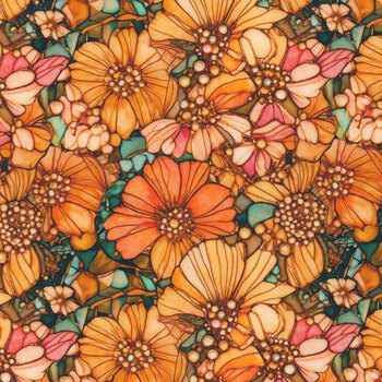 Flight of Beauty 16240403-01 Multi by Peggy Collins for Camelot Fabrics, Image