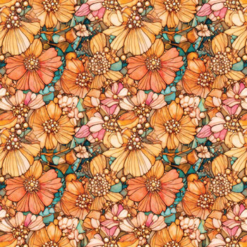 Flight of Beauty 16240403-01 Multi by Peggy Collins for Camelot Fabrics, Image