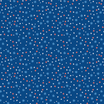 Firecracker C17204-BLUE Stars by My Mind's Eye for Riley Blake Designs, Image