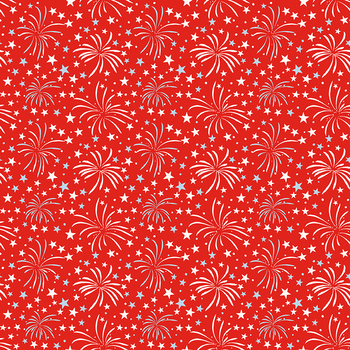 Firecracker C17201-REDHEN Fireworks by My Mind's Eye for Riley Blake Designs, Image