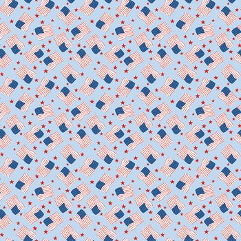 Firecracker C17203-FROST Flags by My Mind's Eye for Riley Blake Designs, Image