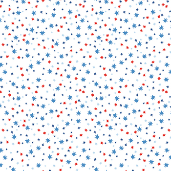 Firecracker C17204-WHITE Stars by My Mind's Eye for Riley Blake Designs, Image