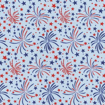 Firecracker C17201-FROST Fireworks by My Mind's Eye for Riley Blake Designs, Image
