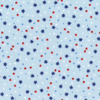 Firecracker C17204-FROST Stars by My Mind's Eye for Riley Blake Designs, Image