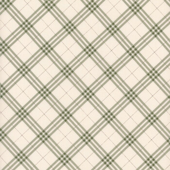 Coffee Time C17133-CREAM Plaid by Riley Blake Designs, Image