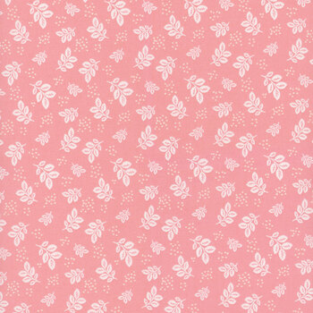 Renew C17282-CORAL Leaves by Sandy Gervais for Riley Blake Designs, Image