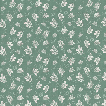 Renew C17282-AQUA Leaves by Sandy Gervais for Riley Blake Designs, Image