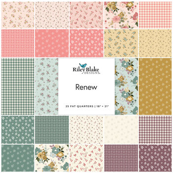 Renew  25 FQ Set by Sandy Gervais for Riley Blake Designs, Image