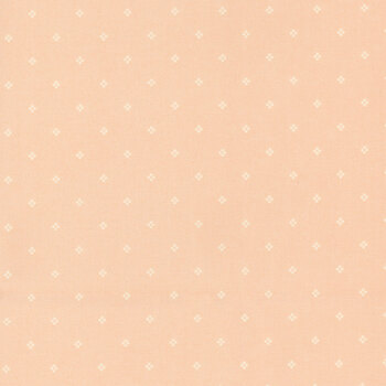 Rose & Violet's Bouquet des Fleurs C17294-PEACH Dots by Miss Rose Sister Violet for Riley Blake Designs, Image