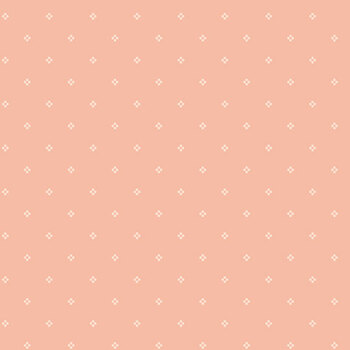 Rose & Violet's Bouquet des Fleurs C17294-PEACH Dots by Miss Rose Sister Violet for Riley Blake Designs, Image