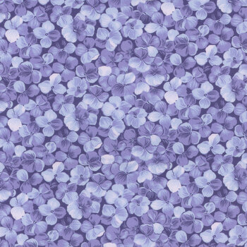 Hydrangeas In The Garden 108" Wide WB16839-PERIWINKLE Allover Floral by Jennifer Bosworth for Riley Blake Designs, Image