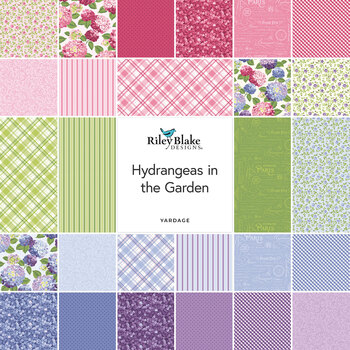 Hydrangeas In The Garden  Yardage by Jennifer Bosworth for Riley Blake Designs, Image