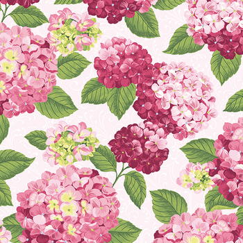 Hydrangeas In The Garden CPL16830-PINK Main by Jennifer Bosworth for Riley Blake Designs, Image