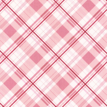 Hydrangeas In The Garden C16838-PINK Plaid by Jennifer Bosworth for Riley Blake Designs, Image