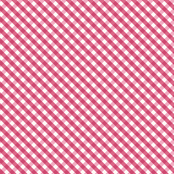 Hydrangeas In The Garden C16835-RASPBERRY Gingham by Jennifer Bosworth for Riley Blake Designs, Image