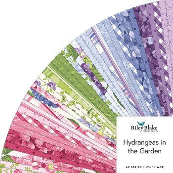 Hydrangeas In The Garden  2-1/2” Rolie Polie by Jennifer Bosworth for Riley Blake Designs, Image