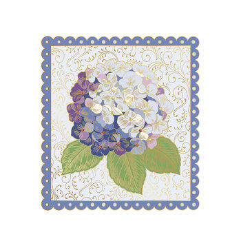 Hydrangeas In The Garden  Needle Minder - Blue, Image