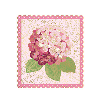Hydrangeas In The Garden  Needle Minder - Pink, Image