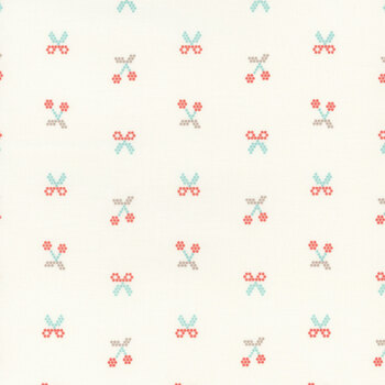 Sunsetridge C15733-CREAM Scissors by Minki Kim for Riley Blake Designs, Image