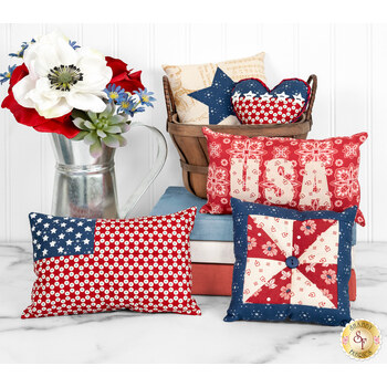  Patriotic Mini Pillows Kit - Americana, Image