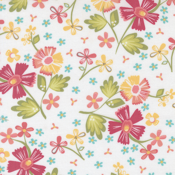 In the Garden 29230-11 Off White by Corey Yoder for Moda Fabrics, Image