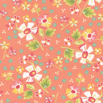 In the Garden 29230-15 Coral by Corey Yoder for Moda Fabrics, Image