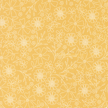 In the Garden 29231-38 Goldenrod by Corey Yoder for Moda Fabrics, Image