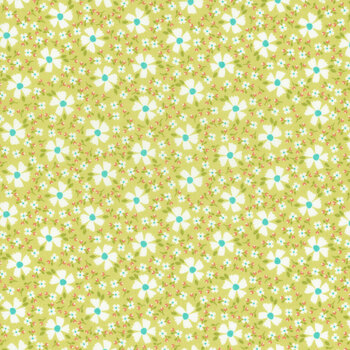 In the Garden 29233-21 Light Lime by Corey Yoder for Moda Fabrics, Image