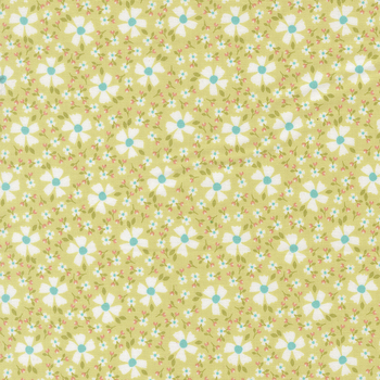 In the Garden 29233-21 Light Lime by Corey Yoder for Moda Fabrics, Image