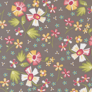 In the Garden 29230-23 Slate by Corey Yoder for Moda Fabrics, Image
