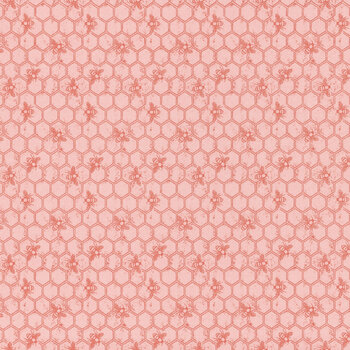 Wild Honey 5253-12 Carnation by Lella Boutique for Moda Fabrics, Image